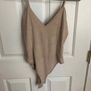 Tan body suit from Forever 21